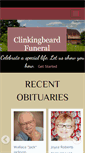 Mobile Screenshot of clinkingbeardfuneralhome.com